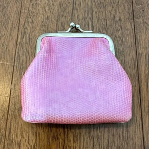 Pink coin purse